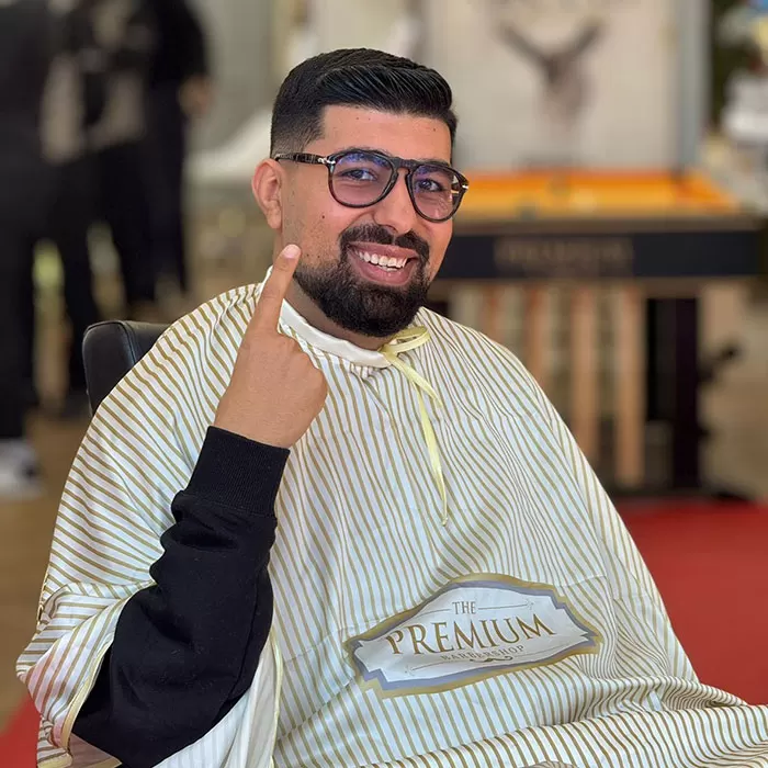 Coupe Homme au salon The Premium Barbershop Wellness