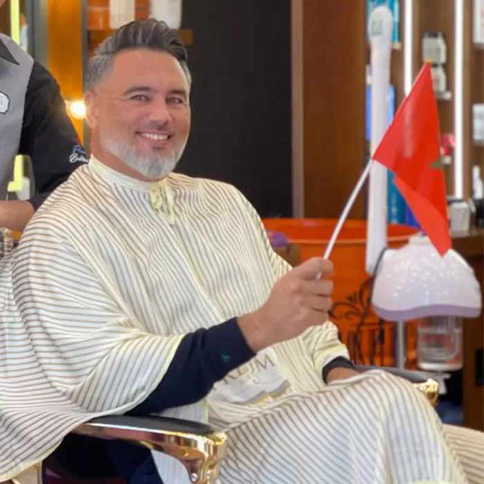 Gentelmen Cut Sculptee au salon The Premium Barbershop Wellness